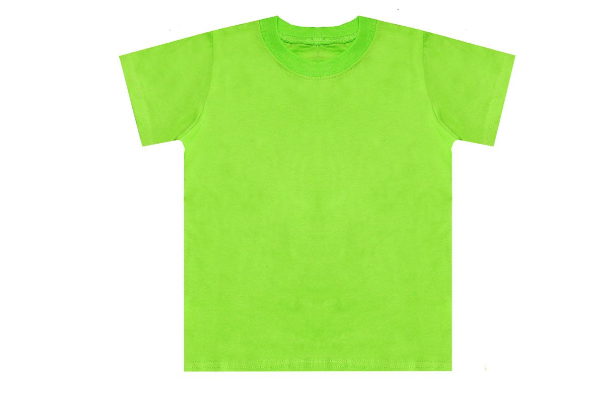 Зеленая футболка детская