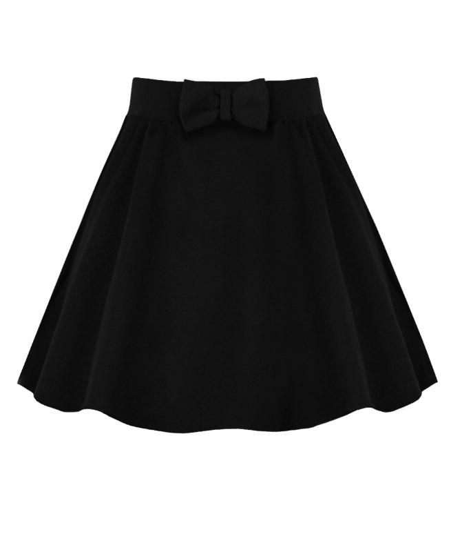 Черная школьная юбка для девочки