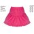 Розовая велюровая юбка для девочки