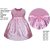 Платье нарядное розовое для девочки,р.92-122