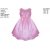 Платье нарядное для девочки розовый,рост 128-158