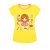 Жёлтая футболка для девочки