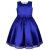 Нарядное синее платье для девочки с пайетками