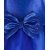 Нарядное синее платье с сеткой-вуалью для девочки