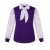Фиолетовый  джемпер (блузка) для девочки