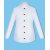 Школьная белая водолазка (блузка) для девочки с пуговками