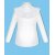 Школьная белая водолазка (блузка)  для девочки