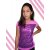 Пурпурная футболка для девочки