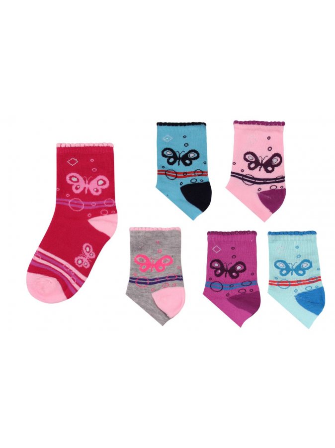 Детские носки для девочек ассортимент размер 14-20