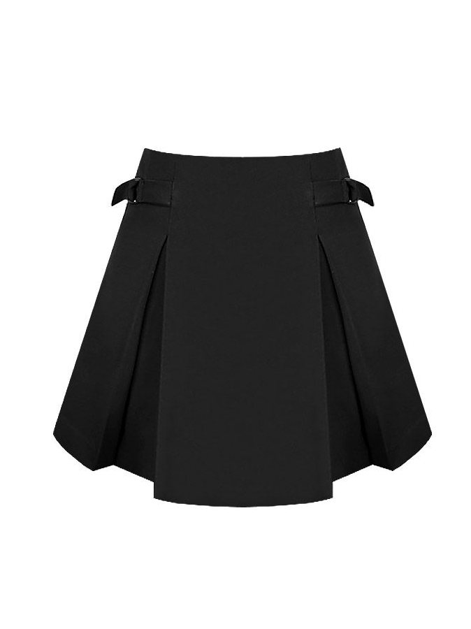 Черная школьная юбка