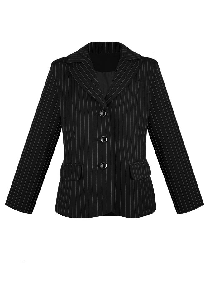 Черный пиджак для девочки