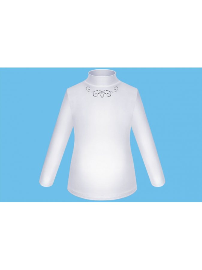 Школьная белая блузка для девочки
