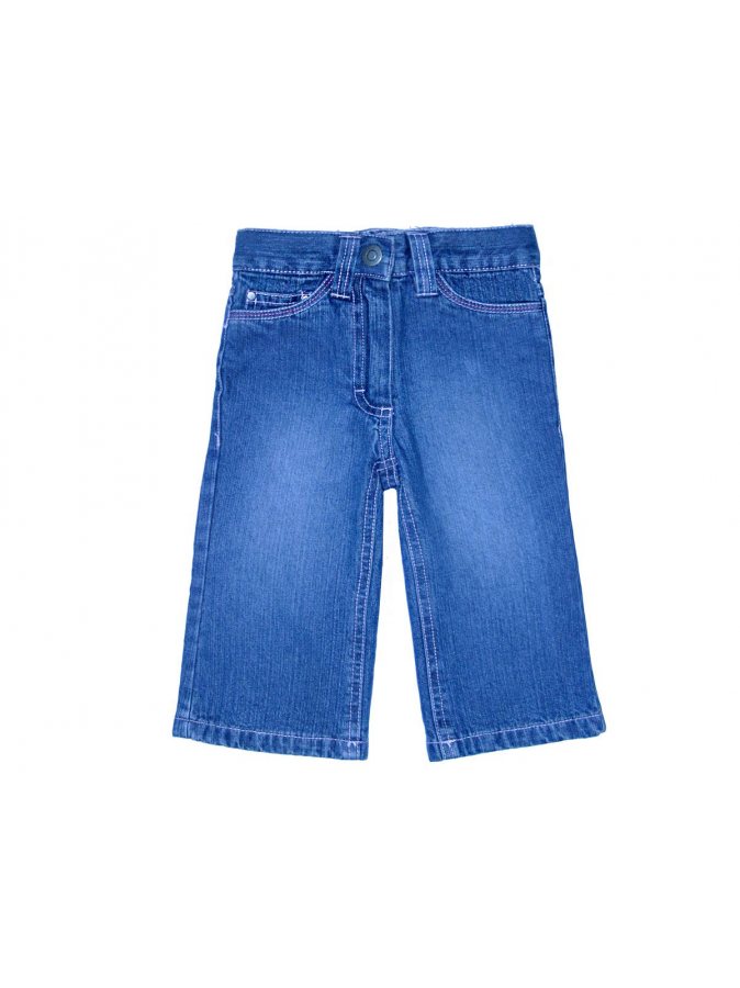Джинсовые брюки детские синие,рост 74