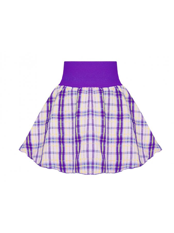 Фиолетовая юбка для девочки