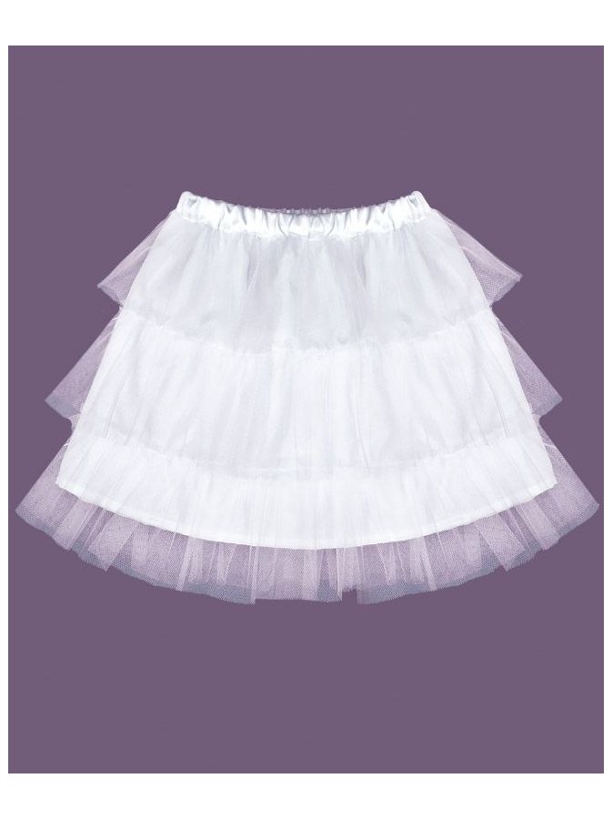 Белый подъюбник (юбка) для девочки