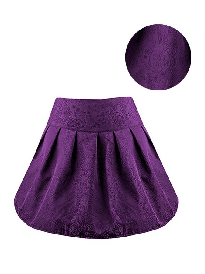 Фиолетовая нарядная юбка для девочки
