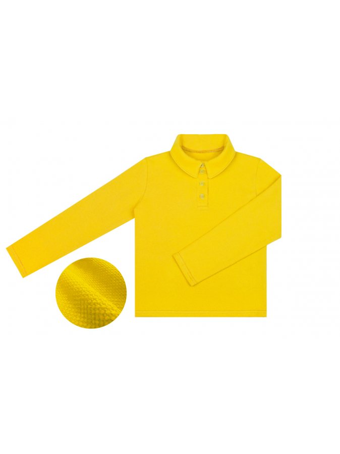 Рубашка-поло желтый для мальчика