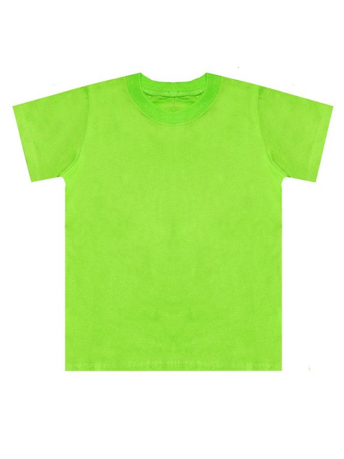 Салатовая детская футболка
