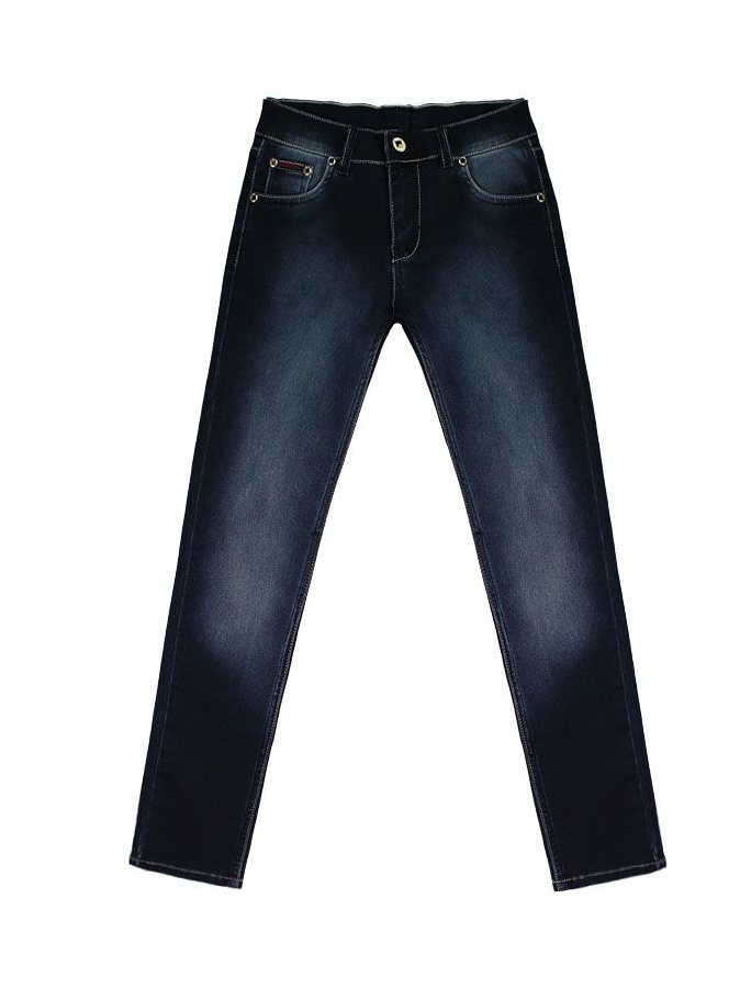 Джинсовые брюки для девочки т.синий,рост 152-158