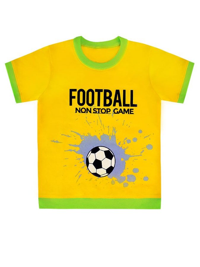 Футболка желтая для мальчика