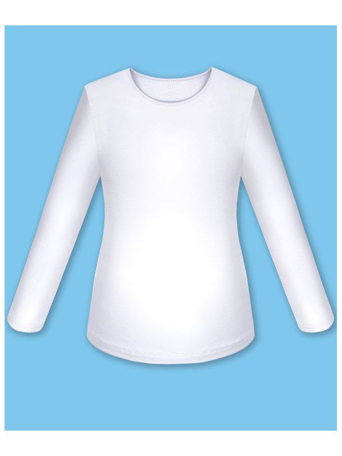 Белая школьная блузка для девочки