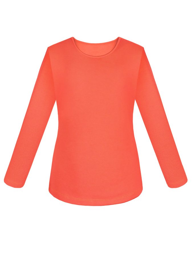Оранжевый джемпер (блузка) для девочки