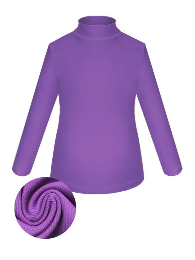 Фиолетовая водолазка для девочки