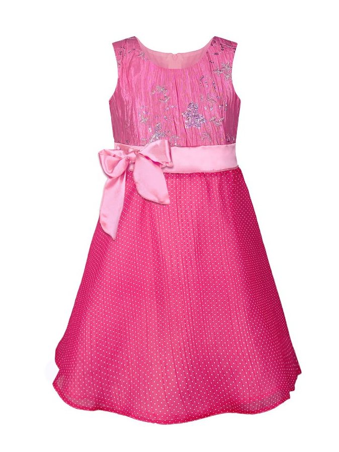 Малиновое нарядное платье для девочки