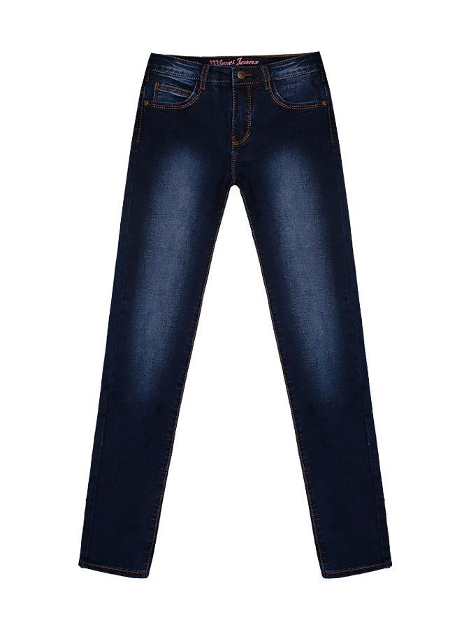 Брюки синие джинсовые для девочки