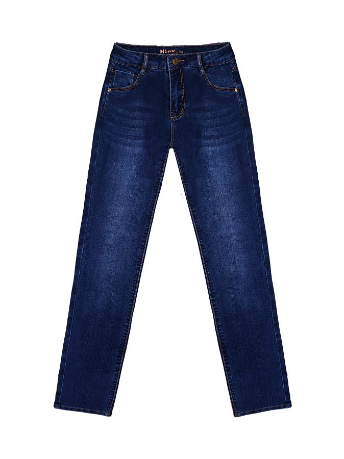 Брюки синие джинсовые для девочки