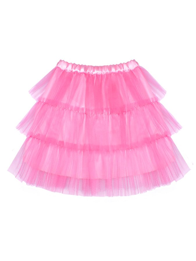 Подъюбник (юбка) для девочки, розовая р.92-122