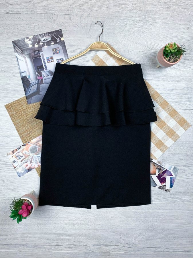 Школьная черная юбка для девочки