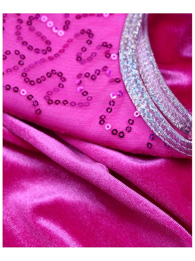 Пурпурное платье для девочки
