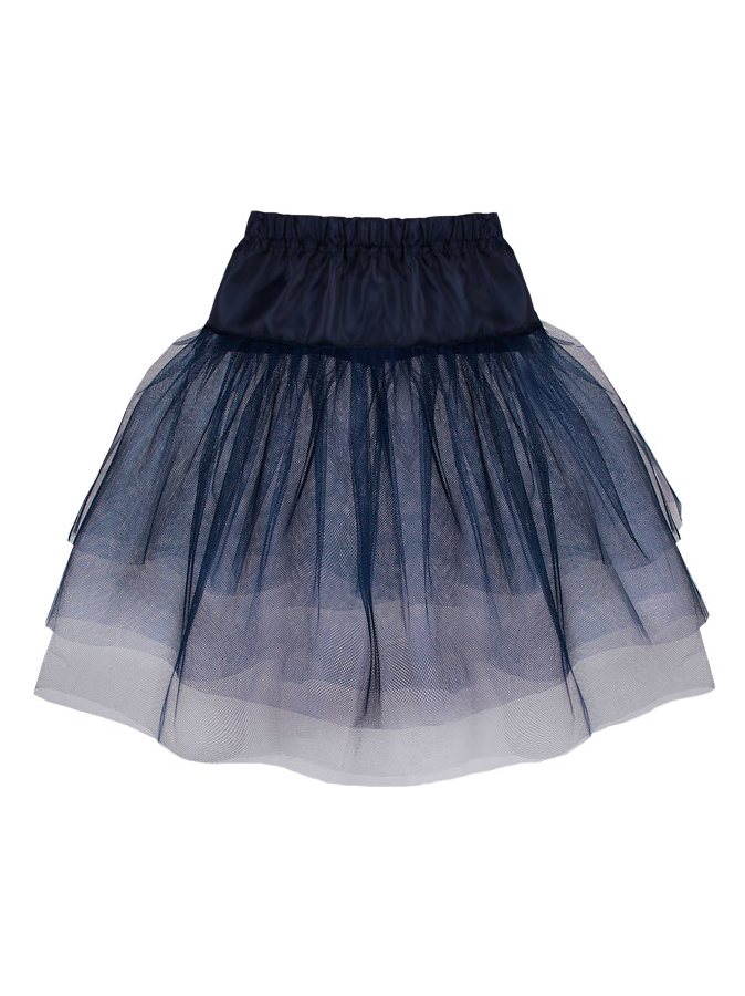 Синий подъюбник(юбка) для девочки