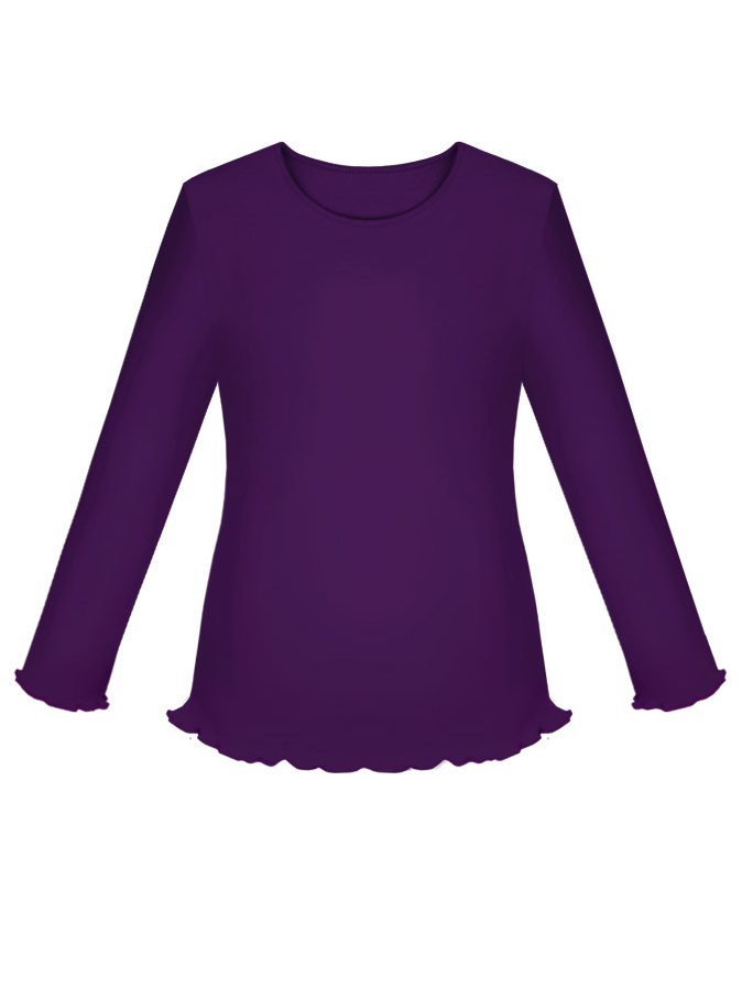 Фиолетовый школьный Джемпер (блузка) для девочки