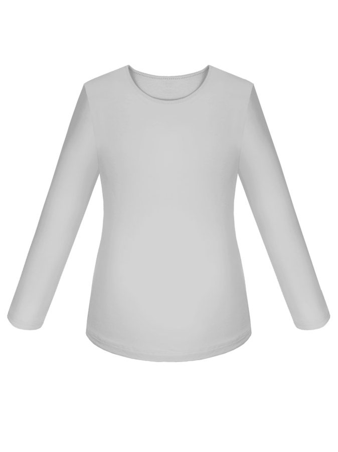 Серый школьный джемпер (блузка)для девочки