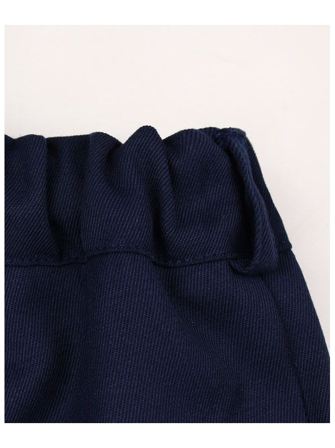 Классические брюки для мальчика тёмно-синего цвета