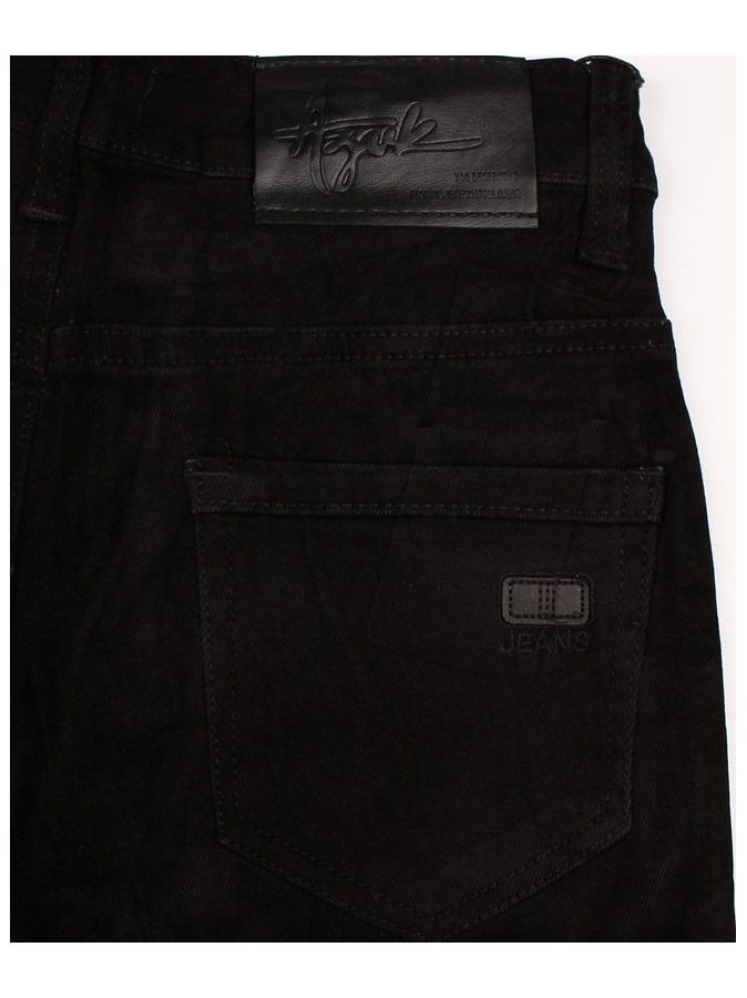 Джинсовые черные брюки для мальчиков