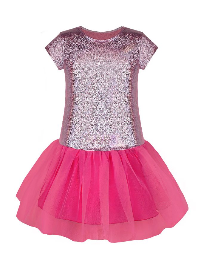 Нарядное розовое платье для девочки