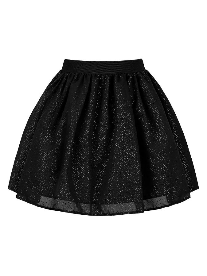 Черная нарядная юбка для девочки