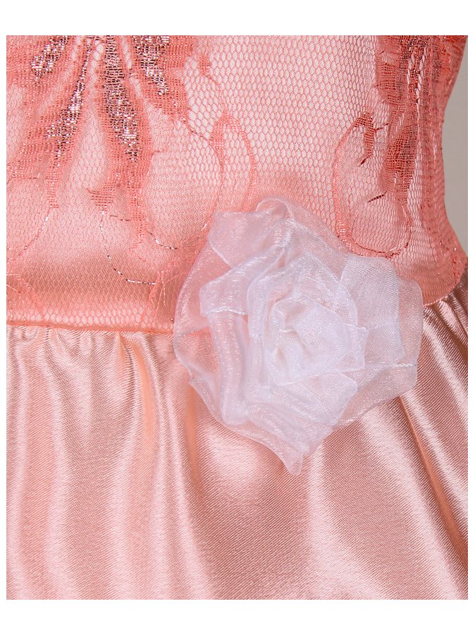 Персиковое платье для девочки