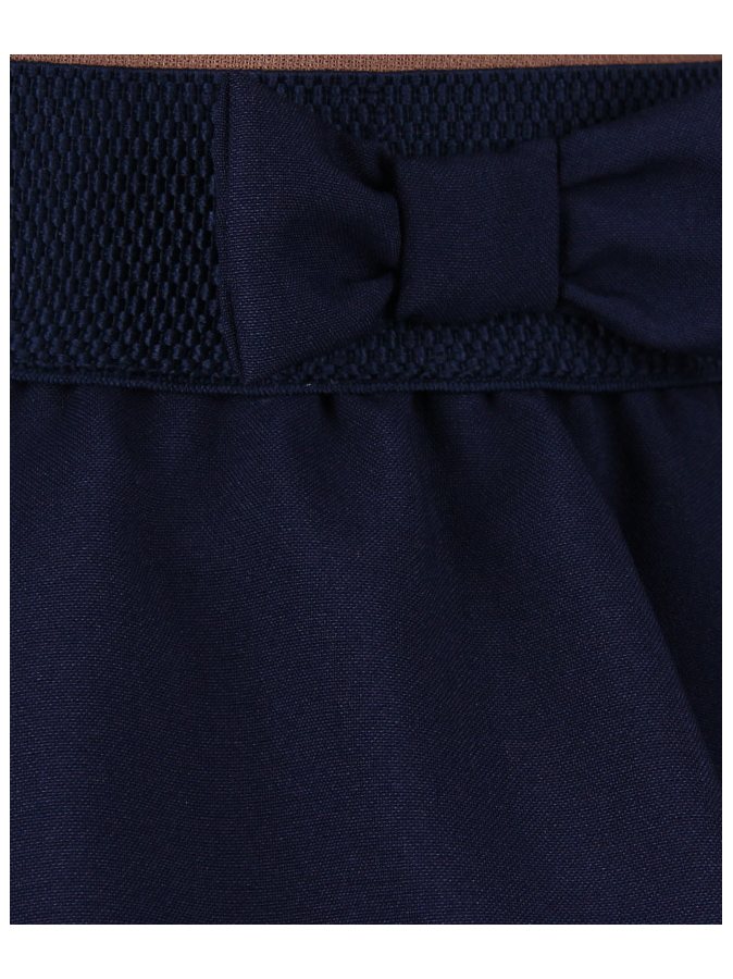 Синяя юбка для девочки на резинке