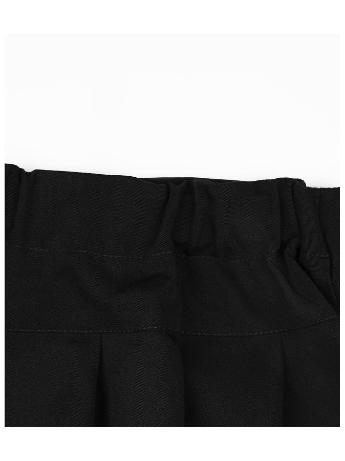 Юбка для девочки из костюмной ткани,чёрный