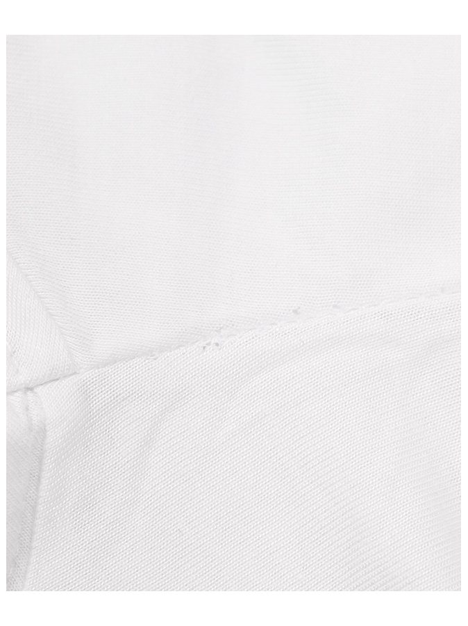 Белая футболка для девочки с принтом