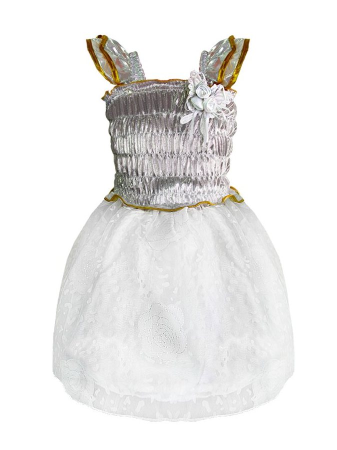 Белое нарядное платье для девочки