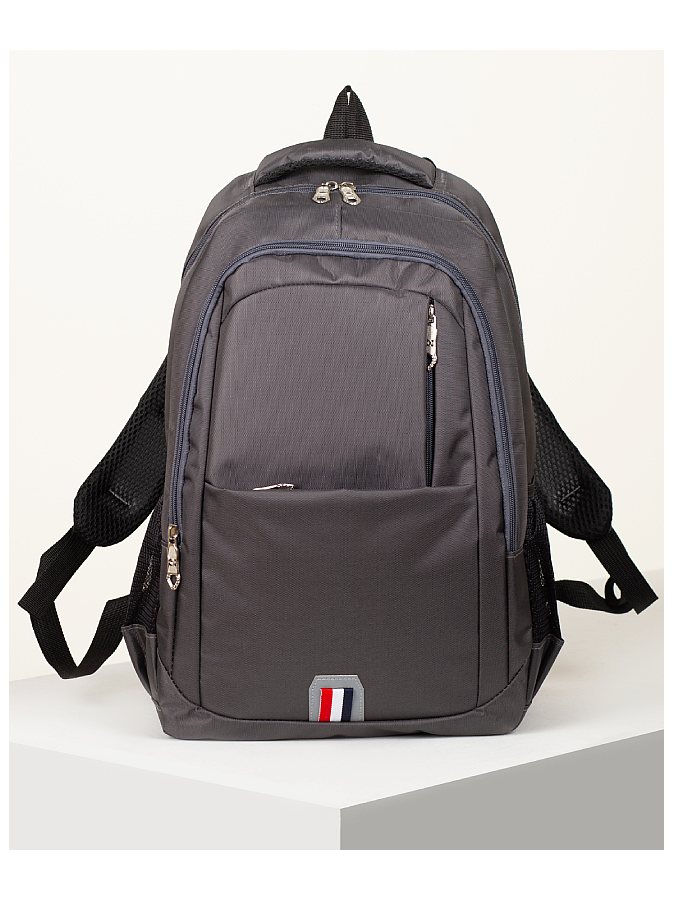 Рюкзак школьный серого цвета
