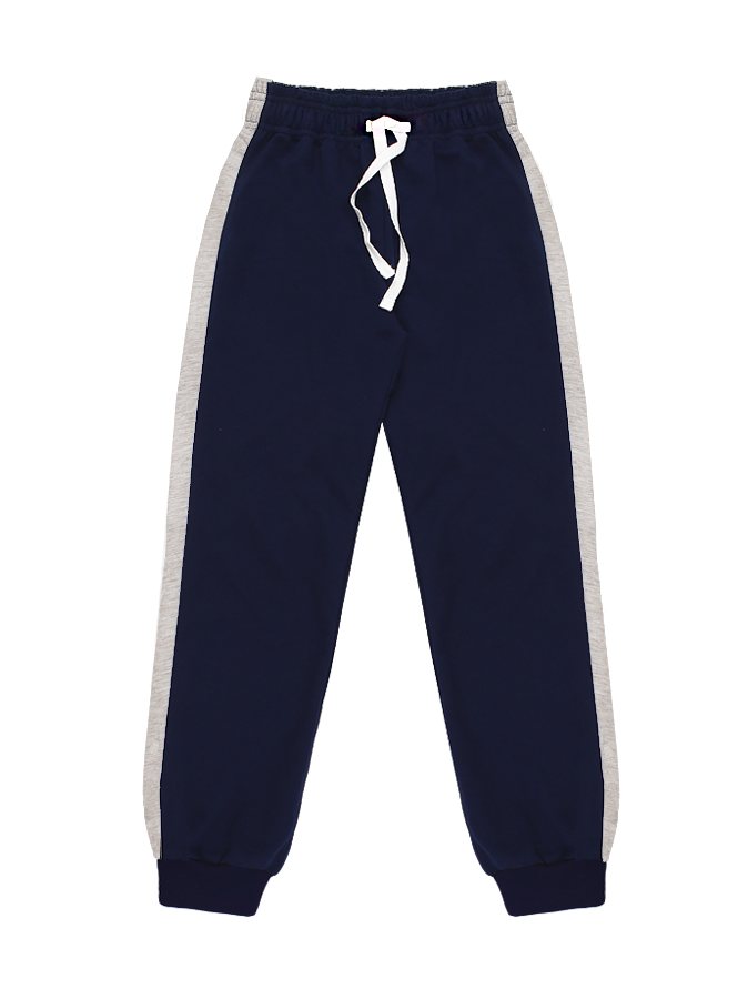 Спортивные брюки для мальчика синего цвета