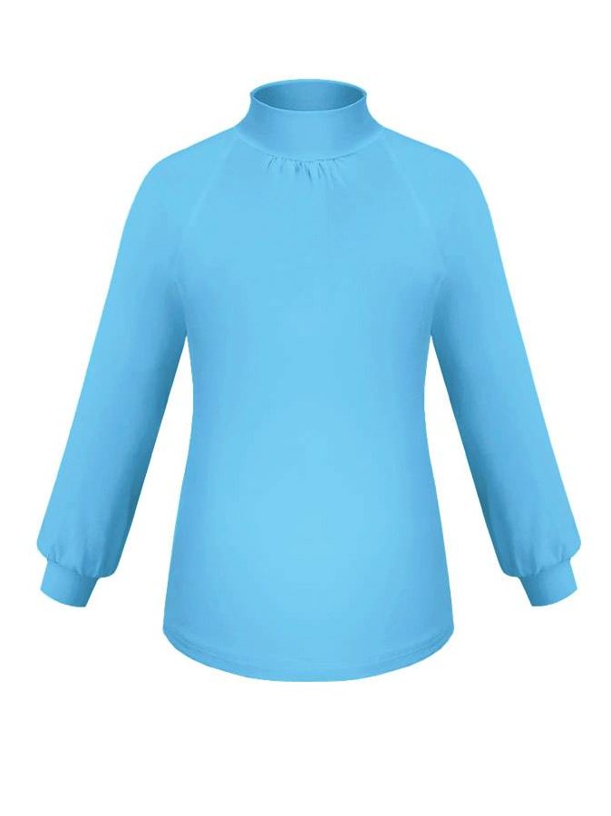 Голубая водолазка (блузка) для девочки