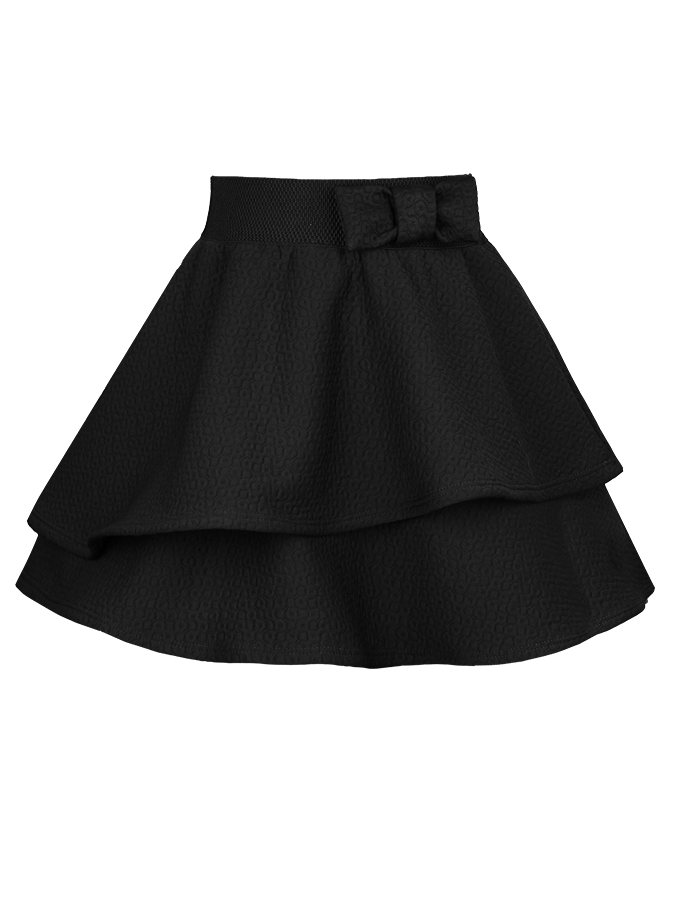 Школьная юбка для девочки чёрного цвета