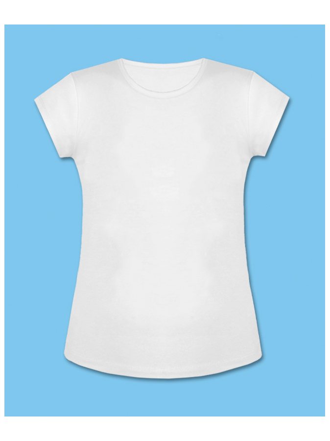 Белая футболка для девочки
